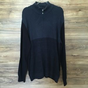 Calvin Klein 1/2 Zip Pullover Sweater Navy New